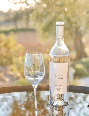 vin rosé odéliane présenté