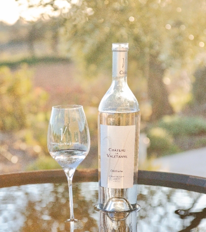 vin rosé odéliane présenté