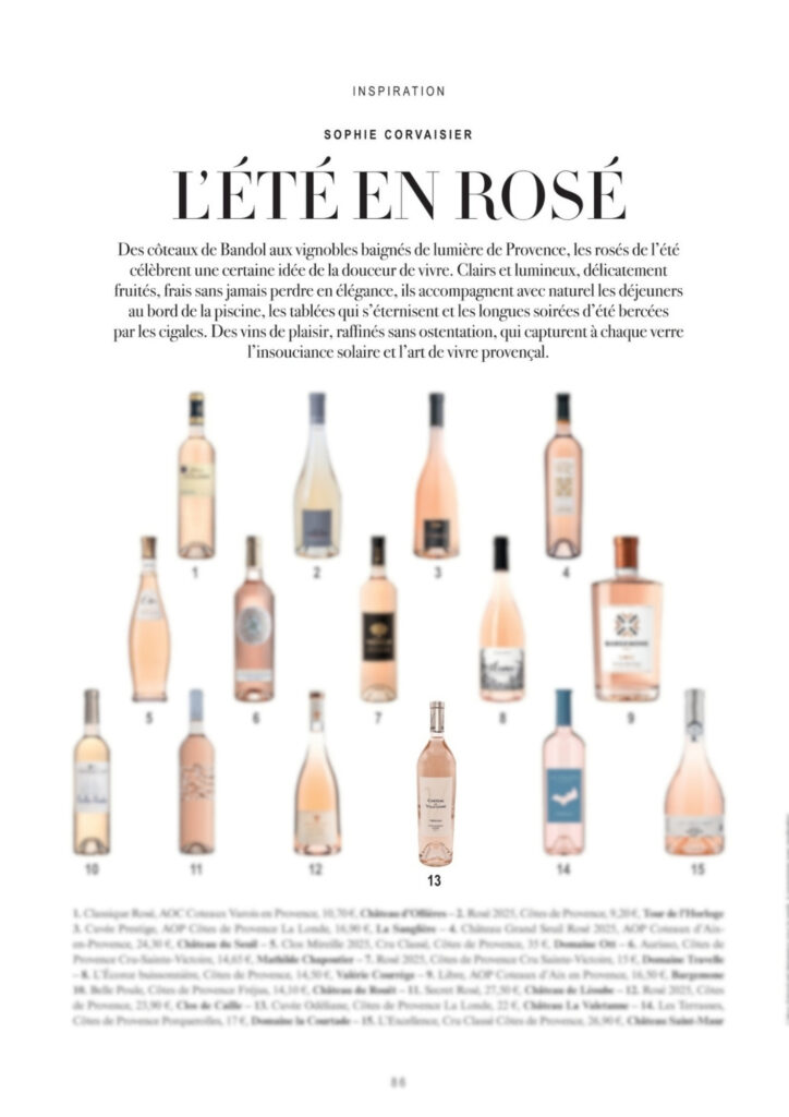 les rosés de cet été 2026