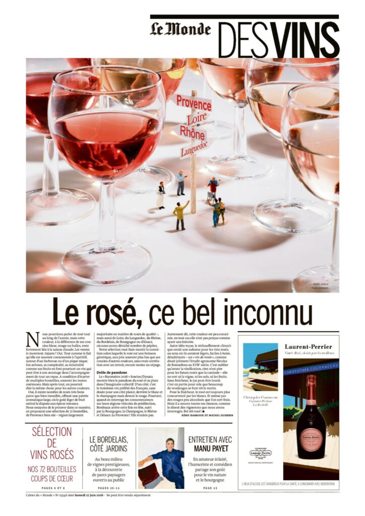 Le monde des vins , spécial rosé . Provence