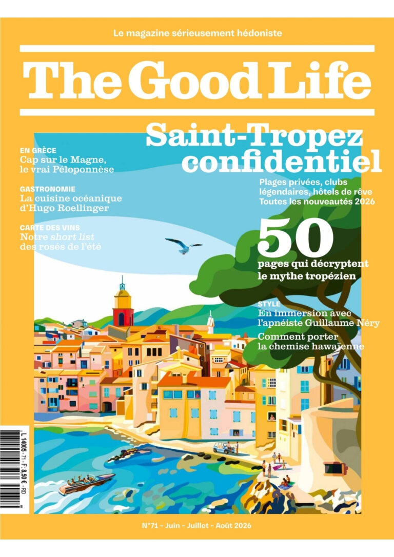 Première de couverture magazine the good life